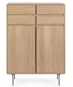Bizzotto Credenze>MOBILE ALTO IN LEGNO NATURALE - WIDALD