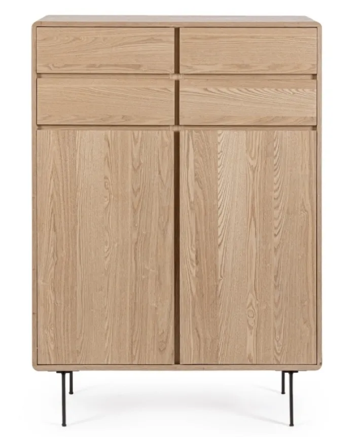 Bizzotto Credenze>MOBILE ALTO IN LEGNO NATURALE - WIDALD