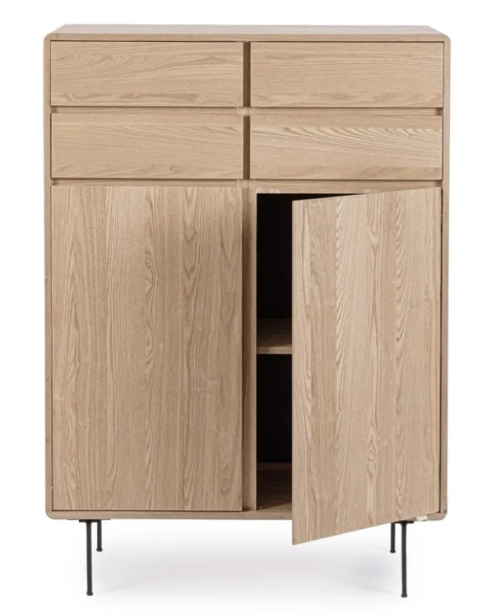 Bizzotto Credenze>MOBILE ALTO IN LEGNO NATURALE - WIDALD