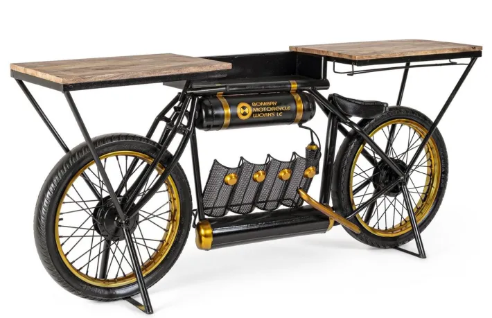 Bizzotto Carrelli Ed Espositori>MOBILE BAR IN ACCIAIO - MOTO EPIC