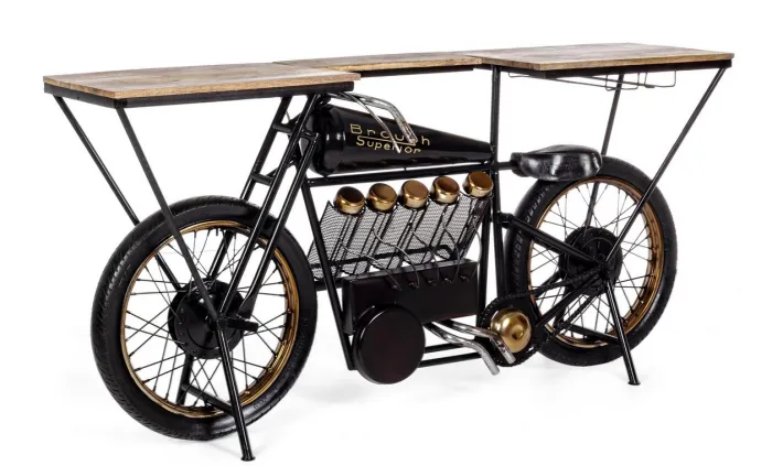 Bizzotto Carrelli Ed Espositori>MOBILE BAR IN METALLO - MOTO REPLICA