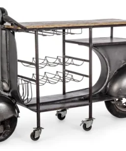 Bizzotto Carrelli Ed Espositori>MOBILE BAR IN METALLO - VESPA REPLICA
