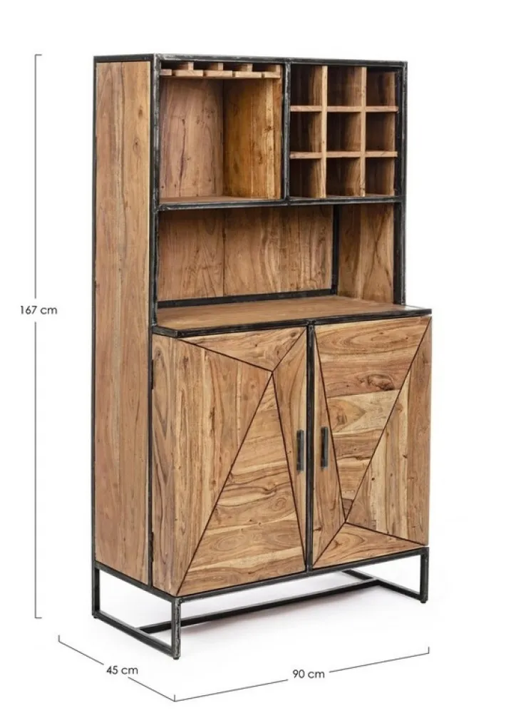 Bizzotto Mobili Bar E Cantinette|Mobili Contenitori>MOBILE IN LEGNO - EGON