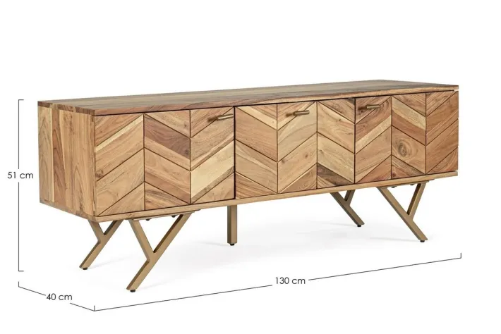 Bizzotto Porta Tv E Mobili Bassi>MOBILE IN LEGNO - RAIDA