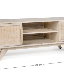 Bizzotto Porta Tv E Mobili Bassi>MOBILE PORTA TV IN LEGNO - SAHANA