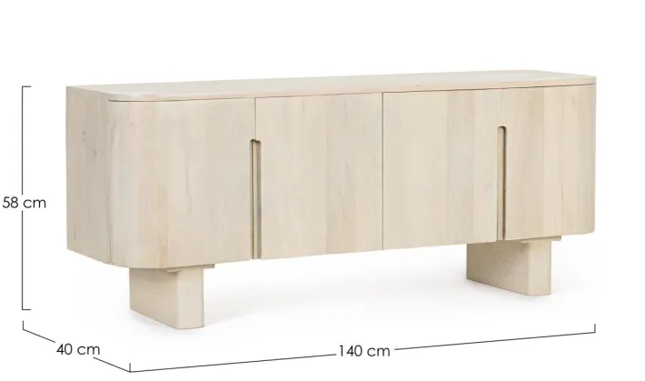 Bizzotto Porta Tv E Mobili Bassi>MOBILE PORTA TV IN LEGNO - SERAPIS