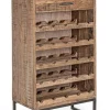Bizzotto Mobili Bar E Cantinette|Mobili Contenitori>MOBILE PORTABOTTIGLIE IN LEGNO - ELMER