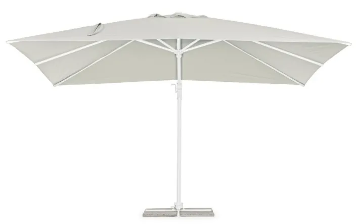 Bizzotto Ombrelloni>OMBRELLONE BRACCIO IN ALLUMINIO 3X4 BIANCO - EDEN