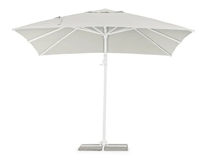 Bizzotto Ombrelloni>OMBRELLONE BRACCIO IN ALLUMINIO 3X3 BIANCO - EDEN