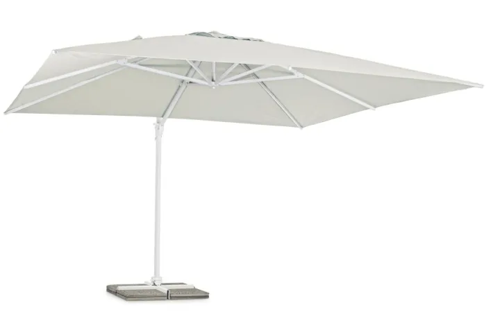 Bizzotto Ombrelloni>OMBRELLONE BRACCIO IN ALLUMINIO 4X4 BIANCO - EDEN