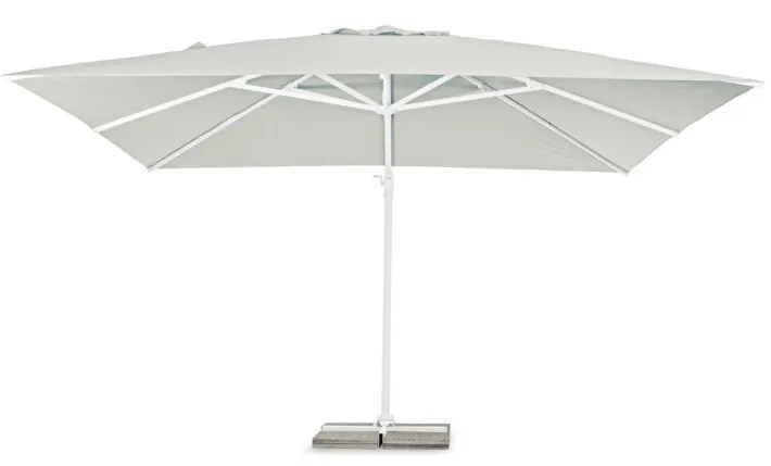 Bizzotto Ombrelloni>OMBRELLONE BRACCIO IN ALLUMINIO 4X4 BIANCO - EDEN