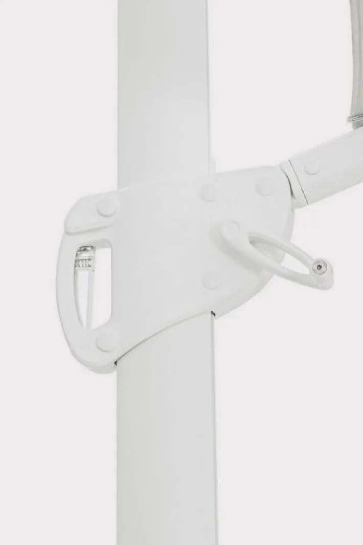 Bizzotto Ombrelloni>OMBRELLONE BRACCIO IN ALLUMINIO 4X4 BIANCO - EDEN