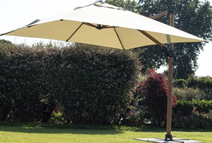 Bizzotto Ombrelloni>OMBRELLONE IN ALLUMINIO 3X4 BEIGE - ORION
