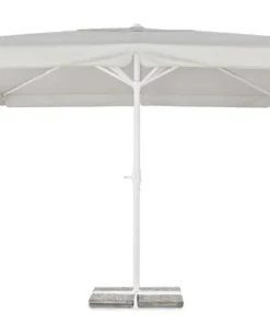 Bizzotto Ombrelloni>OMBRELLONE IN ALLUMINIO 4X4 BIANCO GRIGIO - ALGHERO