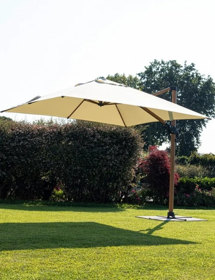 Bizzotto Ombrelloni>OMBRELLONE IN ALLUMINIO 3X3 BEIGE - ORION