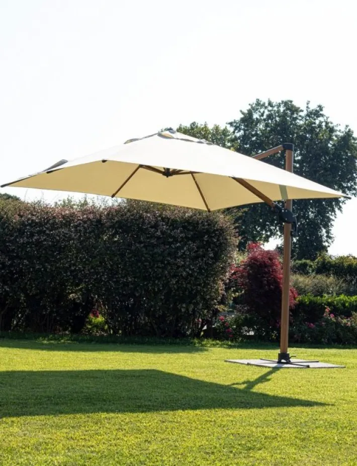 Bizzotto Ombrelloni>OMBRELLONE IN ALLUMINIO 3X3 BEIGE - ORION