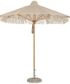 Bizzotto Ombrelloni>OMBRELLONE MACRAME 2.5M NAT