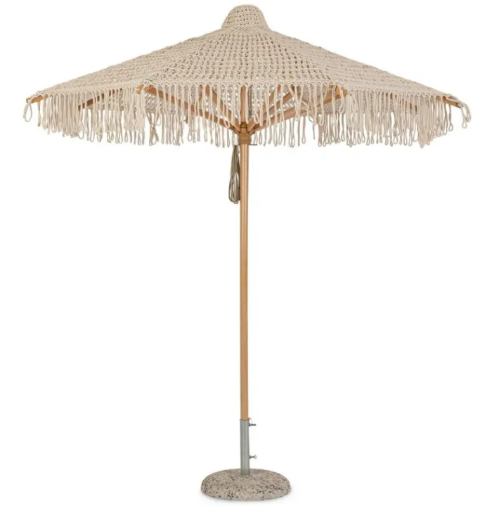 Bizzotto Ombrelloni>OMBRELLONE MACRAME 2.5M NAT