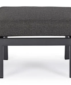Bizzotto Pouf Da Esterno>OTTOMAN IN ALLUMINIO ANTRACITE JX55 - KLEDI
