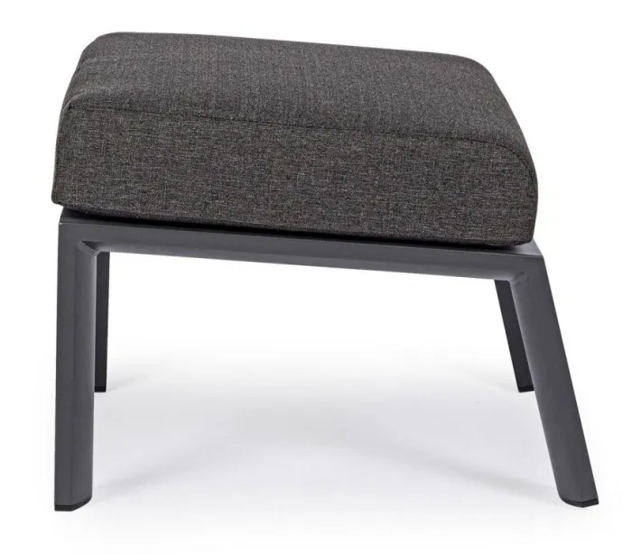 Bizzotto Pouf Da Esterno>OTTOMAN IN ALLUMINIO ANTRACITE JX55 - KLEDI