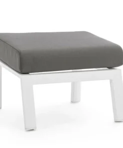 Bizzotto Pouf Da Esterno>OTTOMAN IN ALLUMINIO BIANCO JX11 - KLEDI