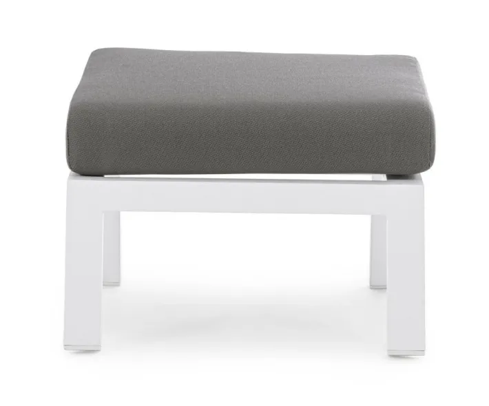 Bizzotto Pouf Da Esterno>OTTOMAN IN ALLUMINIO BIANCO JX11 - KLEDI