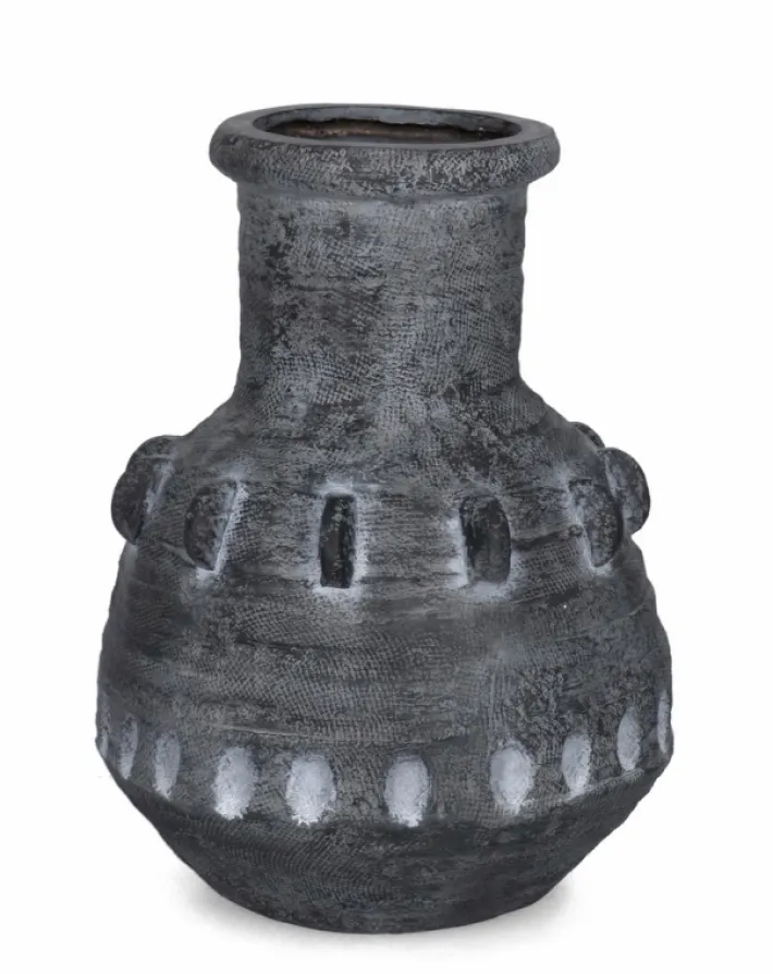 Bizzotto Vasi E Coprivasi>P. VASO BUCCHERO TONDO GRIGIO D37