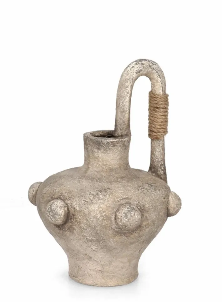 Bizzotto Vasi E Coprivasi>P. VASO CROMITE TONDO BEIGE H50