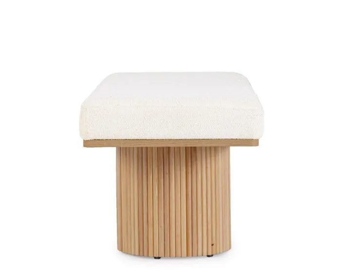 Bizzotto Panchette>PANCA EFFETTO BOUCLE' NATURALE - FLORIANA