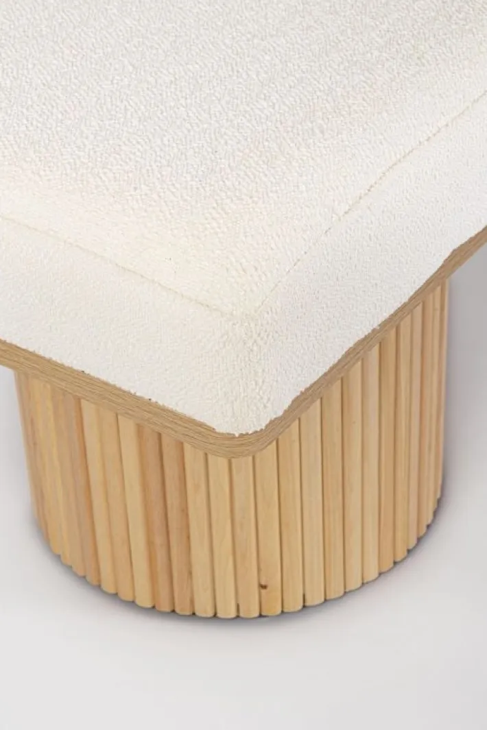 Bizzotto Panchette>PANCA EFFETTO BOUCLE' NATURALE - FLORIANA