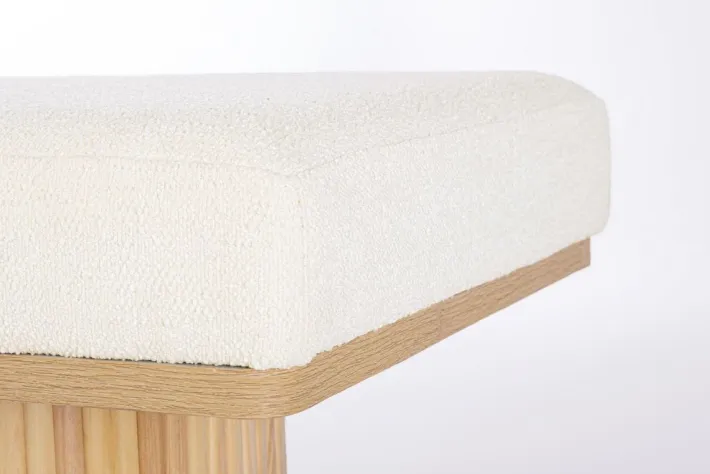 Bizzotto Panchette>PANCA EFFETTO BOUCLE' NATURALE - FLORIANA