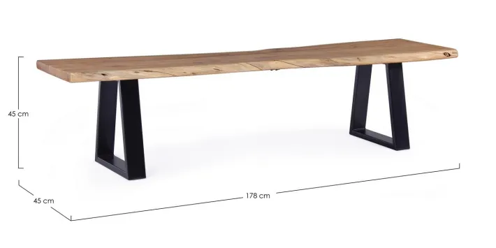 Bizzotto Panche>PANCA IN LEGNO - ARTUR