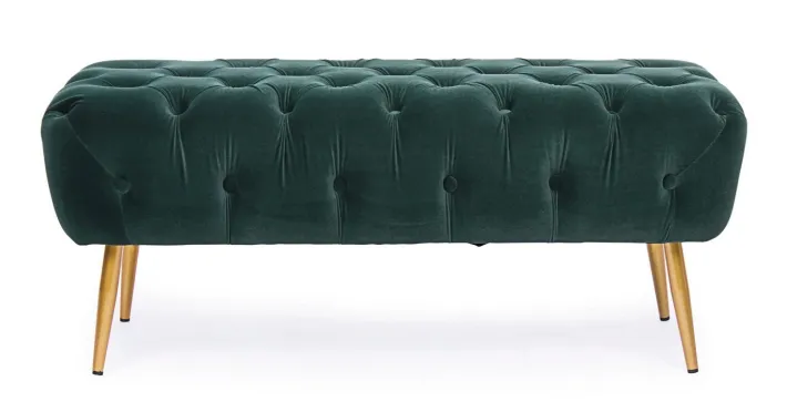 Bizzotto Panchette>PANCA IN VELLUTO VERDE - GIACINTA