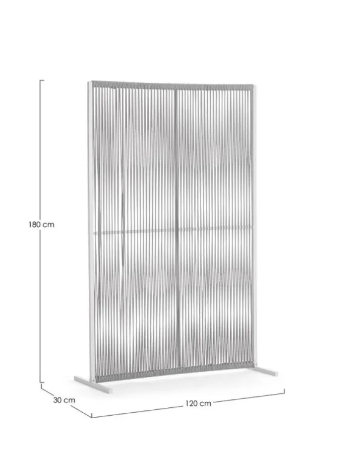 Bizzotto Paraventi E Separé>PARAVENTO PAXSON 120X180 BIA QS20/GRIGIO