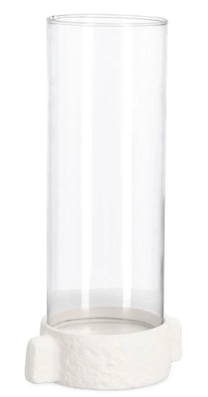 Bizzotto Portacandele>P.CANDELA HISAR BIANCO H31