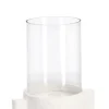 Bizzotto Portacandele>P.CANDELA HISAR BIANCO H19,2