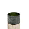Bizzotto Portacandele>P.CANDELA MIRISSA VERDE H8,5