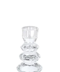 Bizzotto Vasi E Portacandele Natalizi>P.CANDELA 1P ELDRID VT TRASP D6X11H