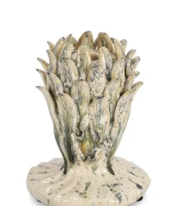 Bizzotto Oggettistica>P.CANDELA 1P ESMA MELANGE VERD BLU H14,5