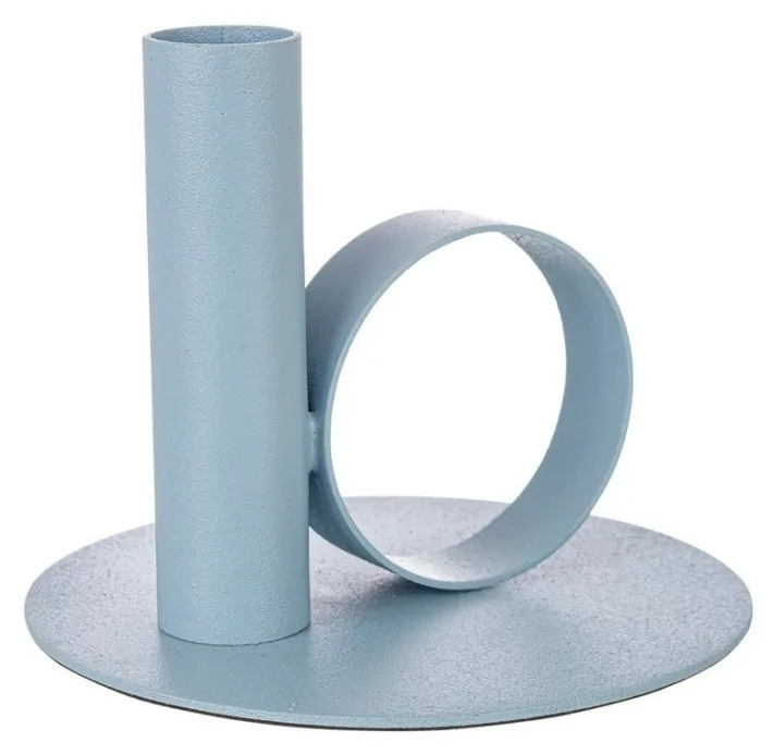 Bizzotto Portacandele>P.CANDELA 1P PYXIS 1M AZZURRO H10