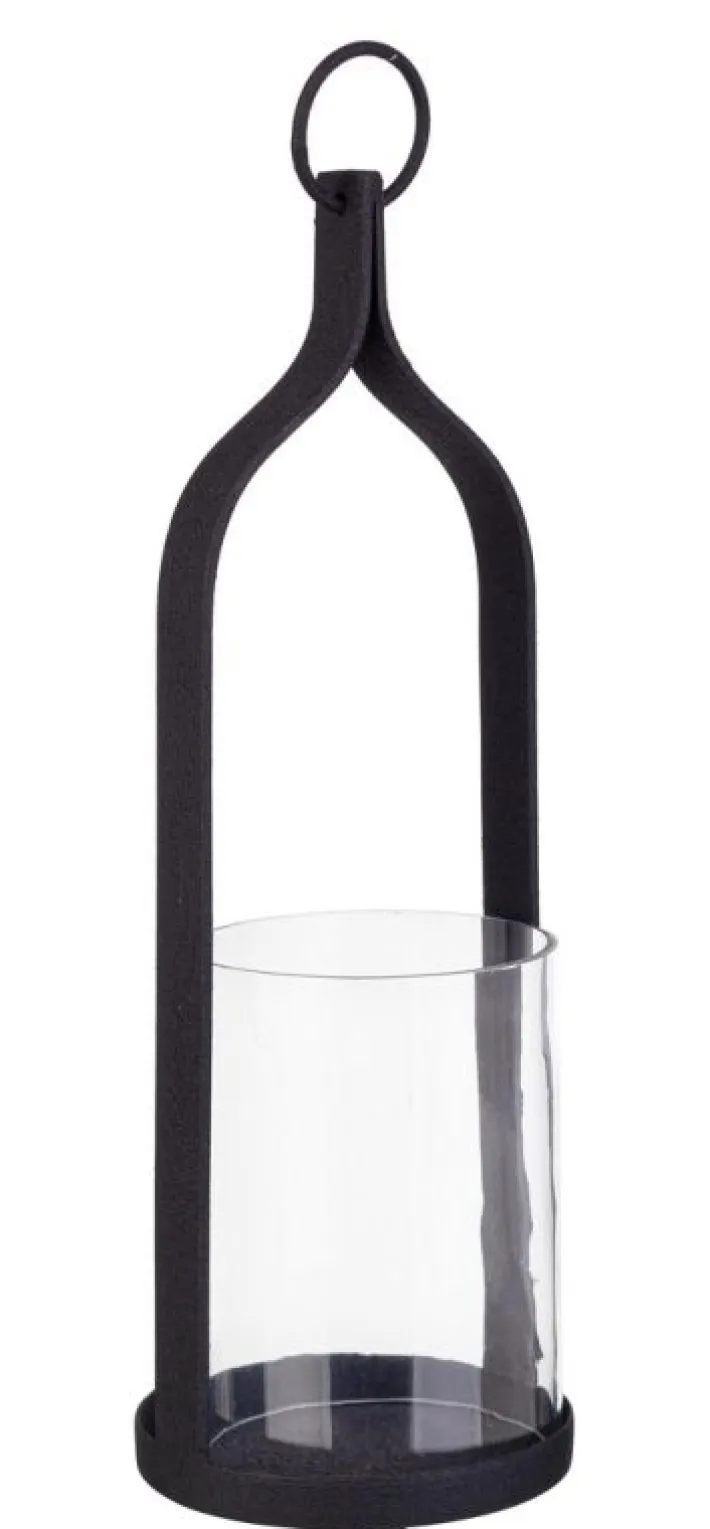 Bizzotto Portacandele>P.CANDELA 1P RIDHI NERO H30