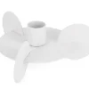 Bizzotto Portacandele>P.CANDELA RIDHI 1P BIANCO D12,5