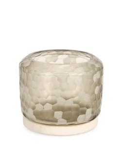 Bizzotto Portacandele>P.CANDELA SAMPUR VT BEIGE C-BASE H19