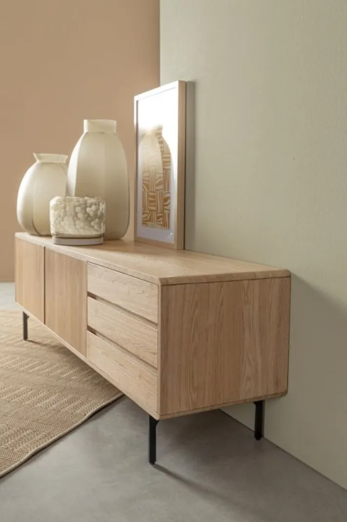 Bizzotto Portacandele>P.CANDELA SAMPUR VT BEIGE C-BASE H19