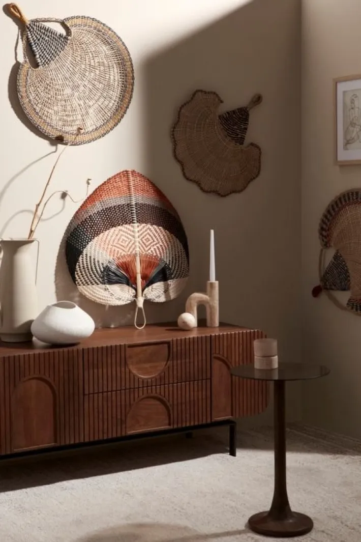 Bizzotto Portacandele>P.CANDELA TIKAR MARMO BEIGE