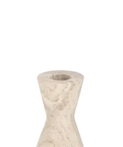 Bizzotto Portacandele>P.CANDELA TIRAK TRAVERTINO BEIGE H10