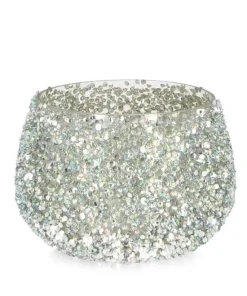 Bizzotto Vasi E Portacandele Natalizi>P.CANDELA VT BRILLANT ARGENTO D12X8,5H
