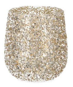 Bizzotto Vasi E Portacandele Natalizi>P.CANDELA VT BRILLANT ORO D15X17H