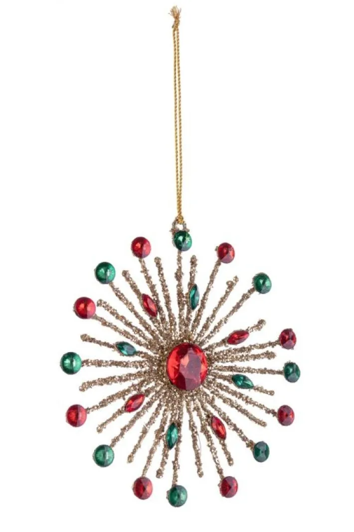 Bizzotto Pendagli>PENDAGLIO BEAD FIOCCO NEVE 16P ROS 15X15