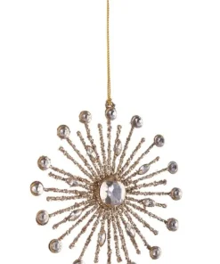 Bizzotto Pendagli>PENDAGLIO BEAD FIOCCO NEVE 16P ORO 15X15
